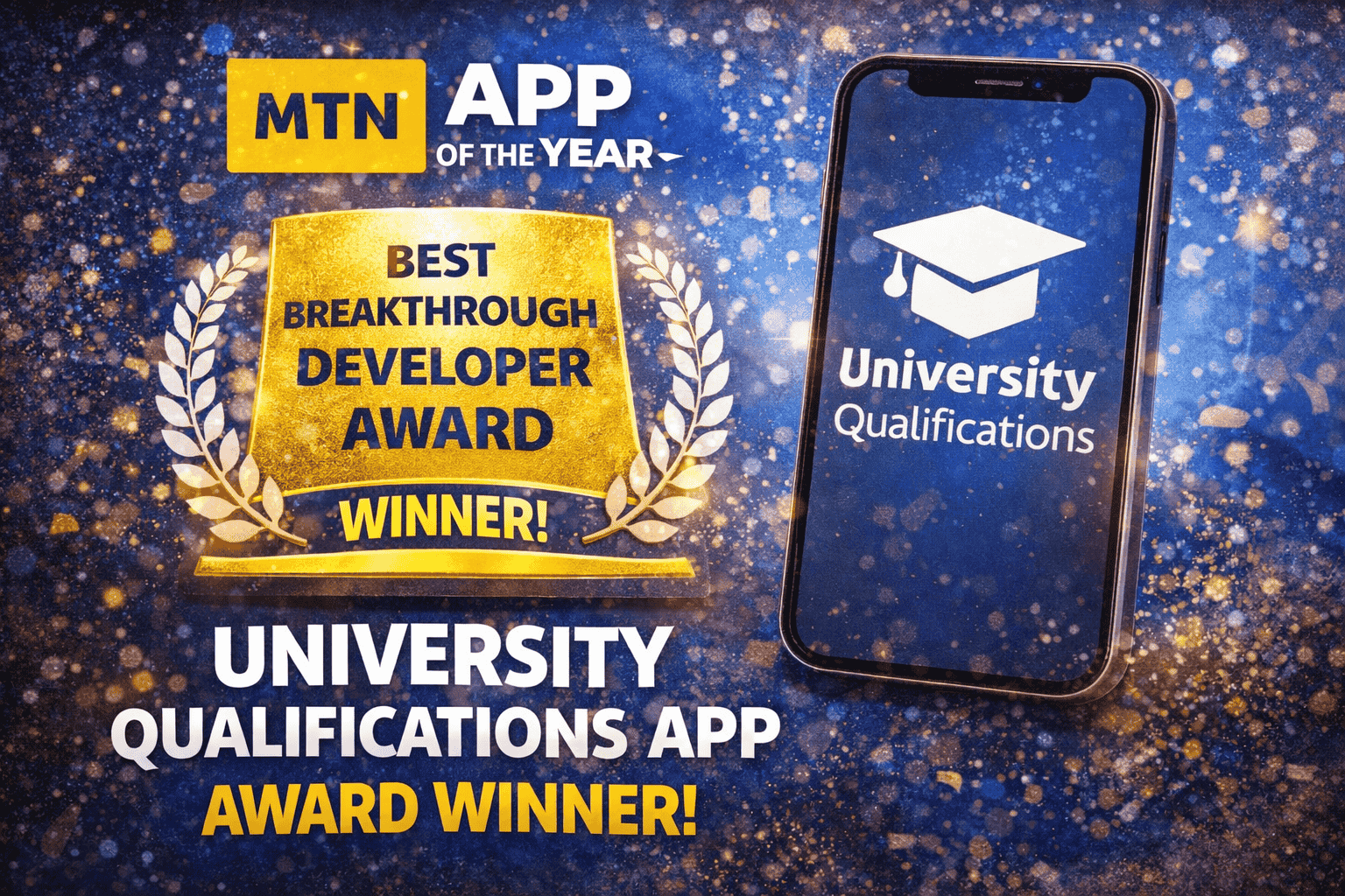 University Qualifications App Wins Best Breakthrough Developer Award at MTN App of the Year